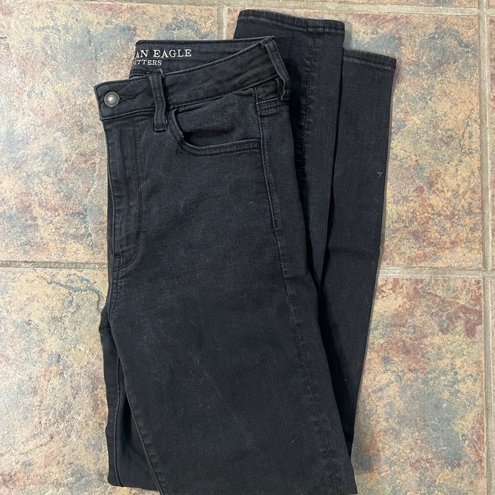 american eagle | super stretch x | super hi-rise jeggings | size 6 regular